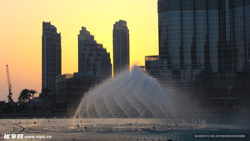迪拜喷泉