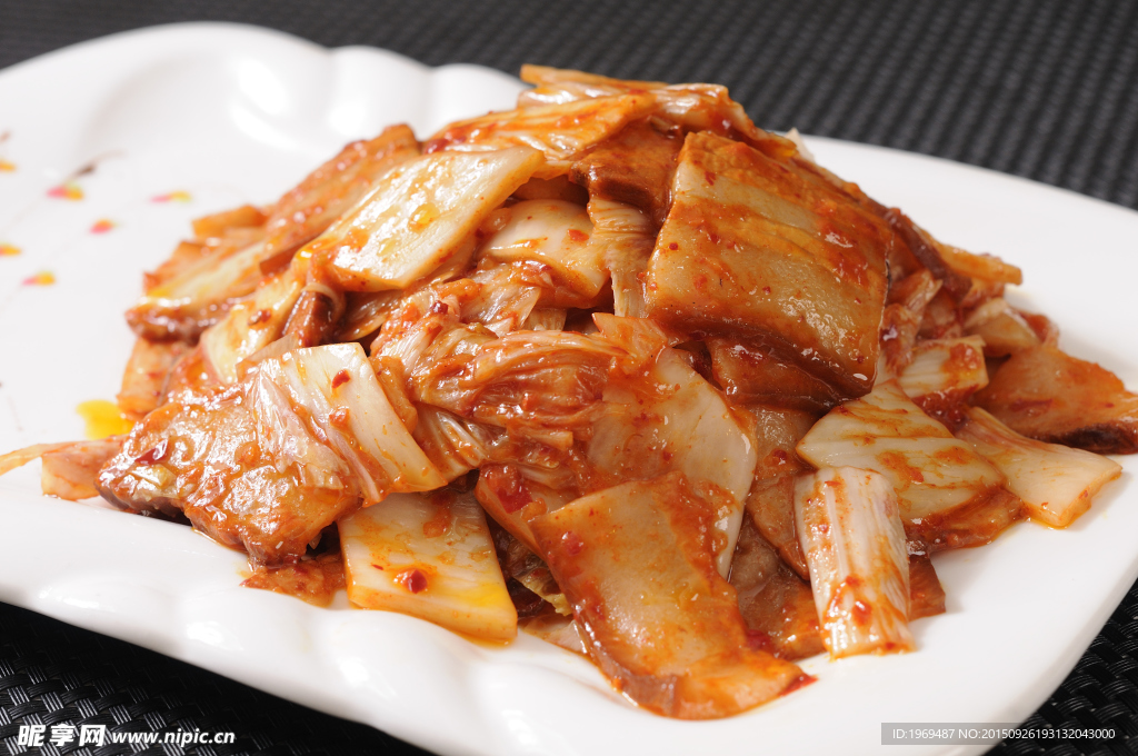 大白菜炒五花肉