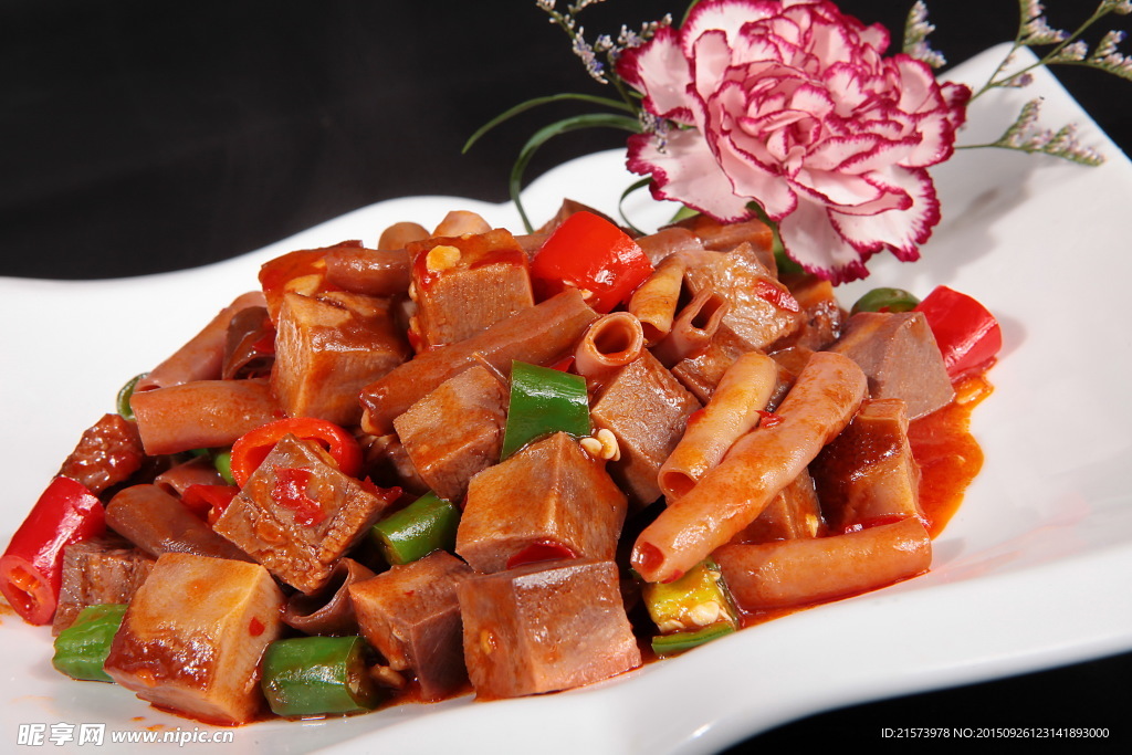 干烧牛脷爆海肠筒