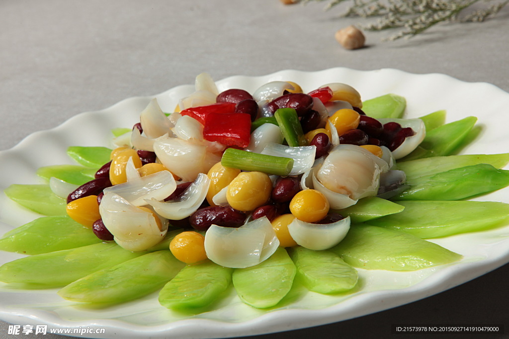 银杏百合炒芥兰好