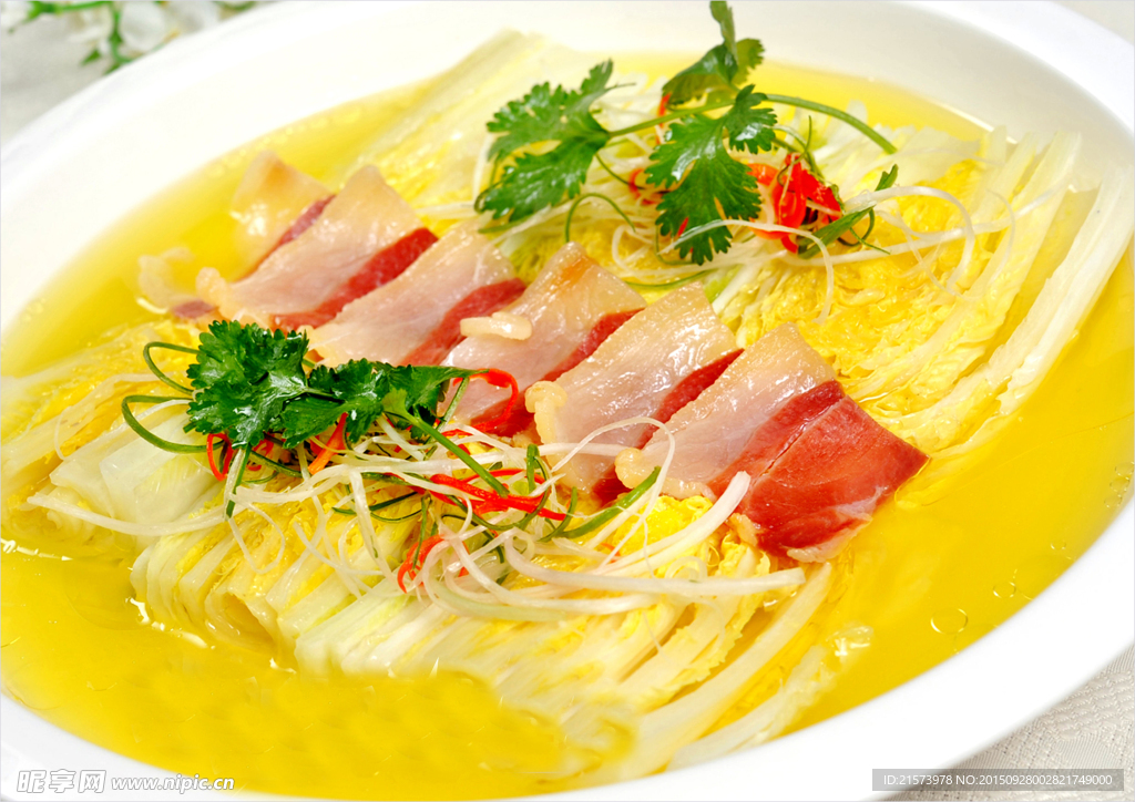 瑶柱浓汤娃娃菜