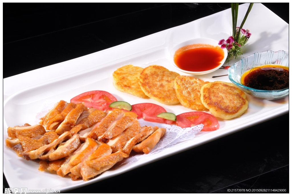 中式捞汁煎凤扒