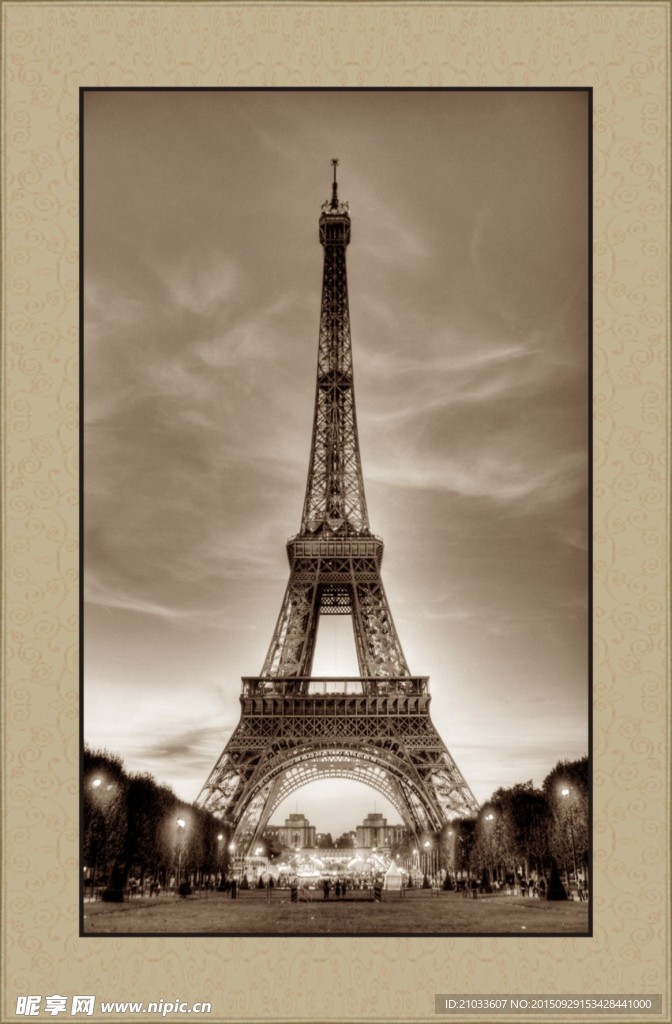 古典风艾菲尔铁塔