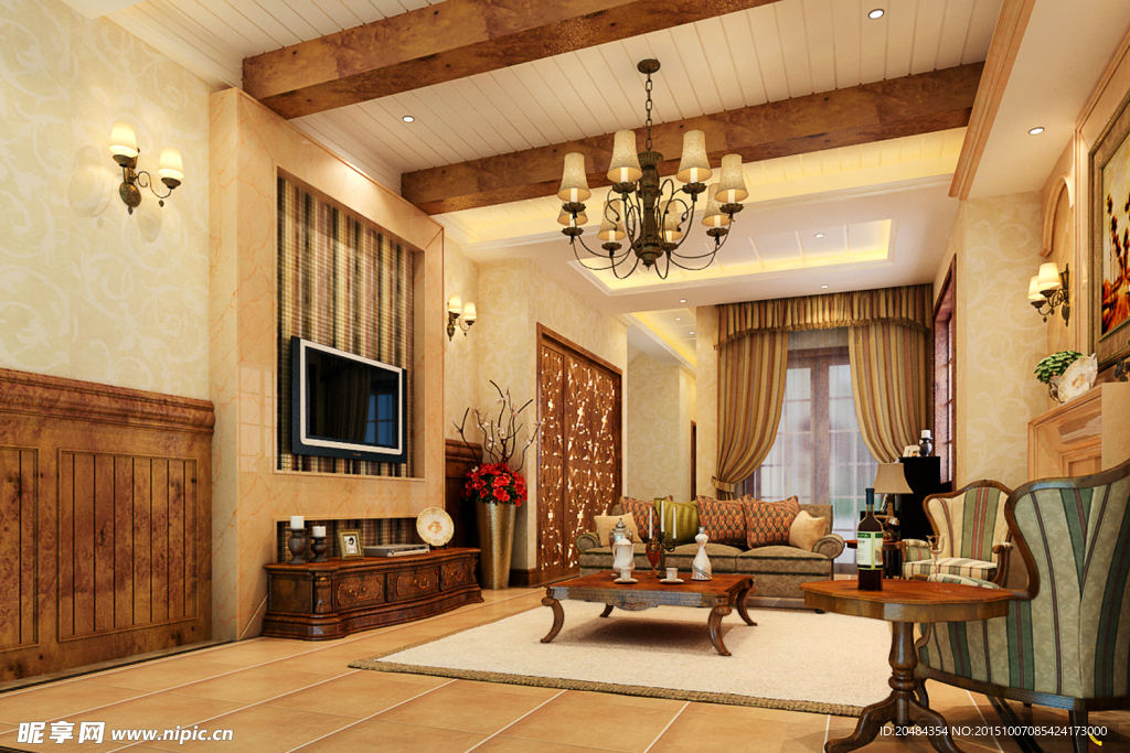 室内电视背景墙