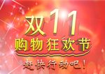 双11购物海报
