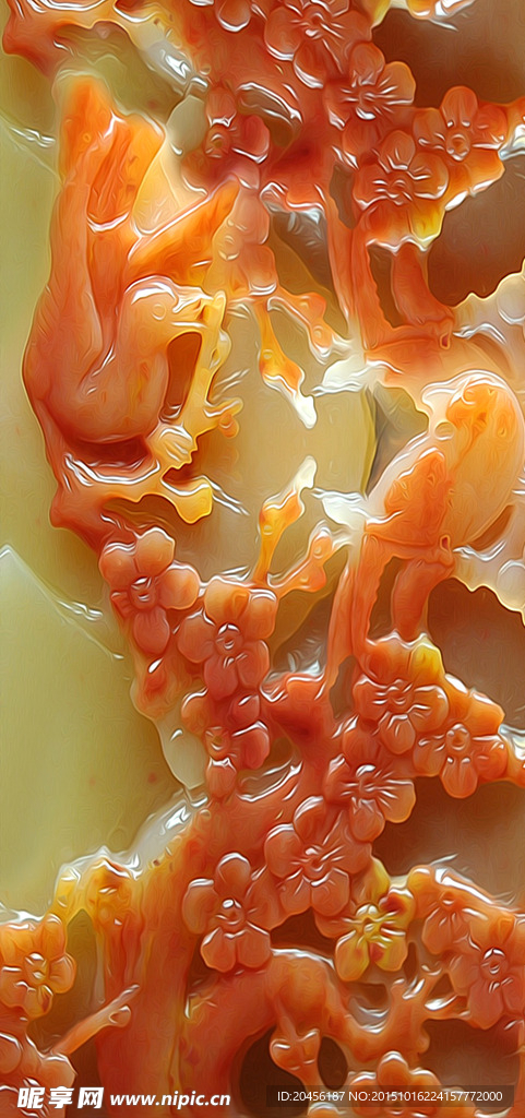 玉雕玄关图（不分层）