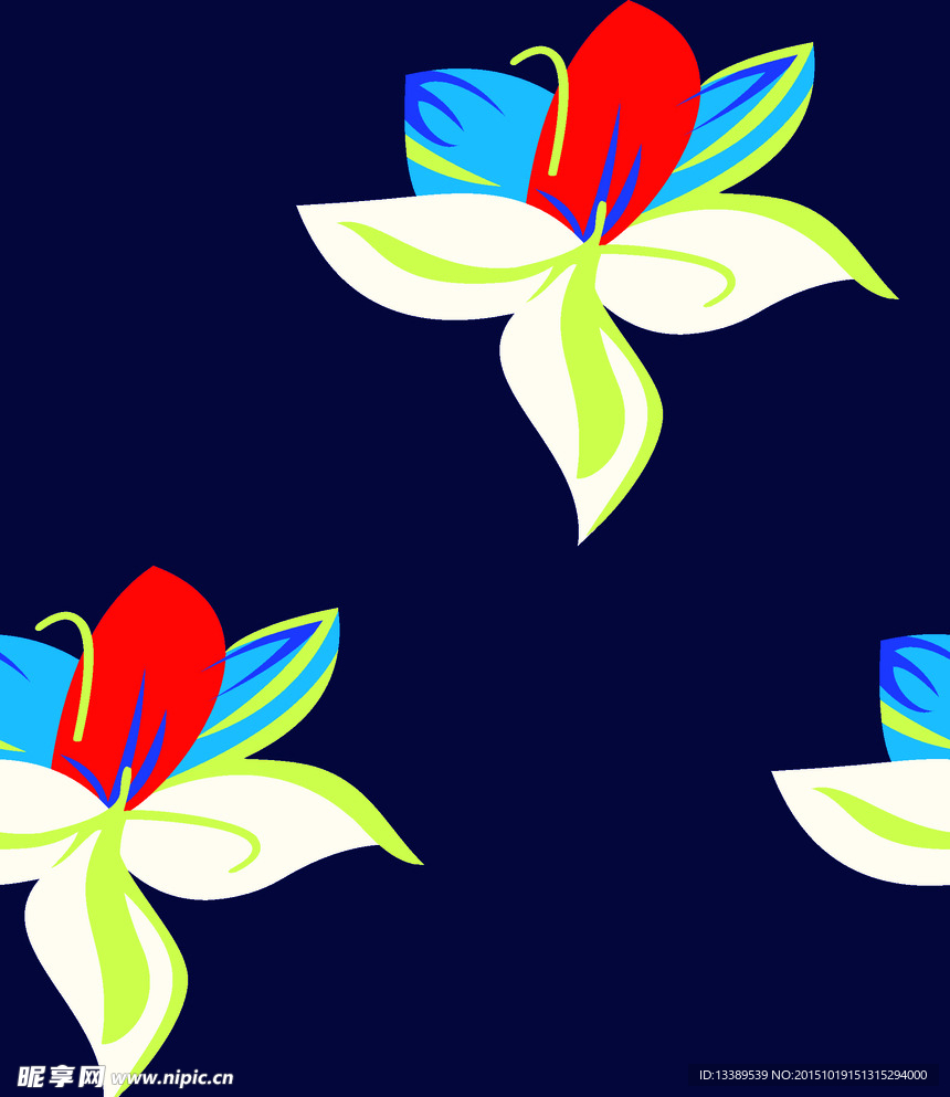 数码花型 数码印花 服装 时尚