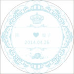 tiffny蓝色 婚礼logo