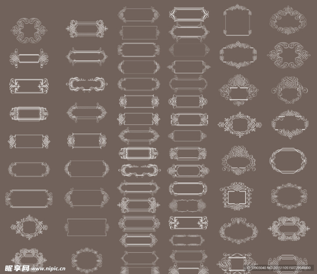 边框花边素材图片