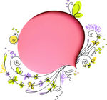 彩绘花纹边框 底纹背景CDR