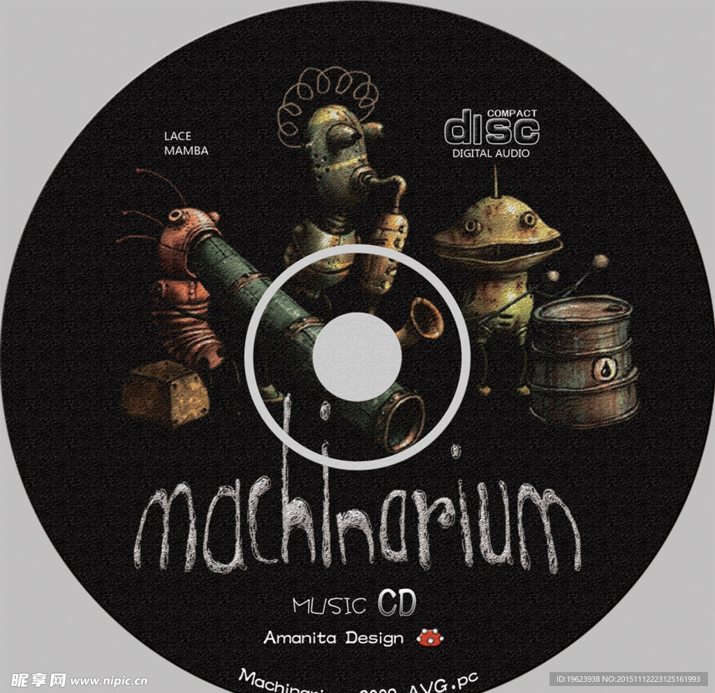 机械迷城音乐CD封面