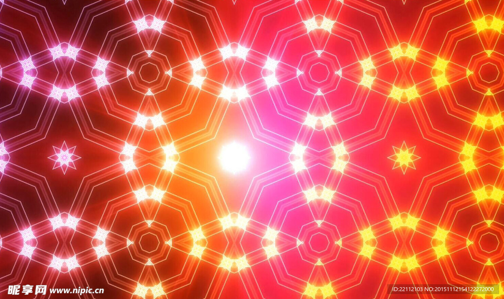 丰富多彩的万花筒动态背景