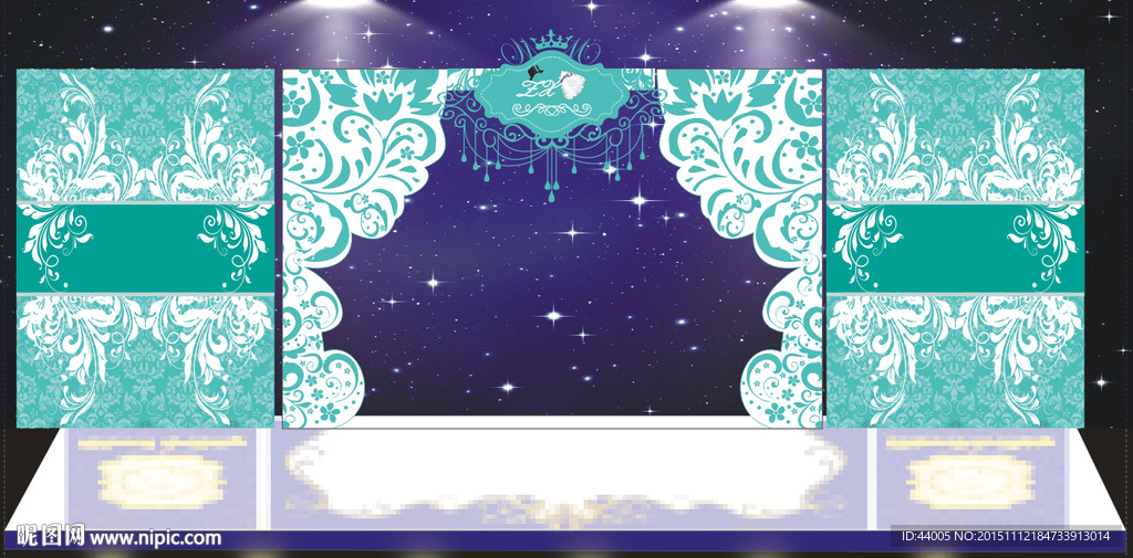 蒂芙尼蓝婚礼图片