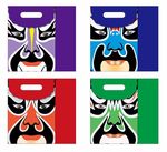 中国京剧脸谱翻盖平面图