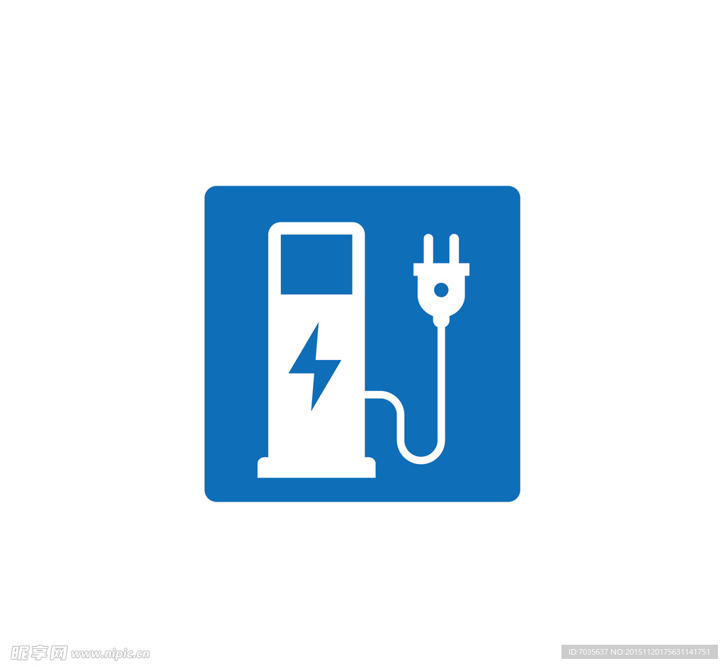 电动车充电图标