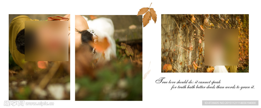 婚纱 模版 素材 套版 分层