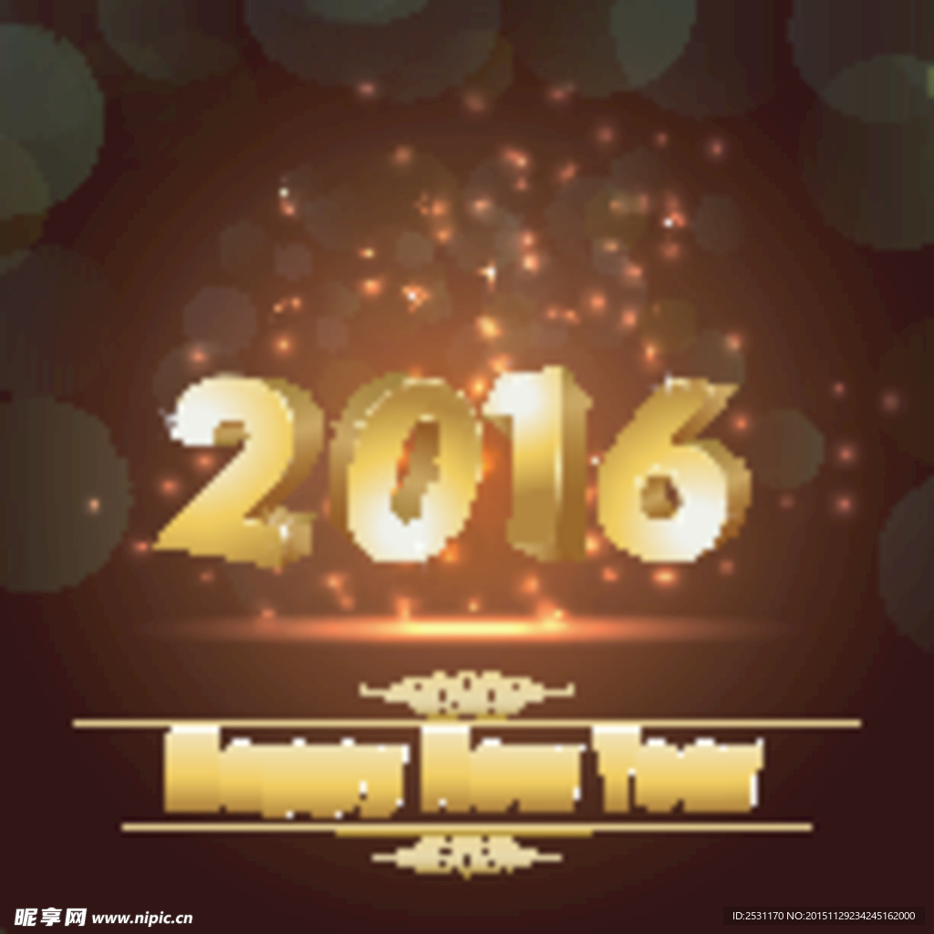 2016新年背景
