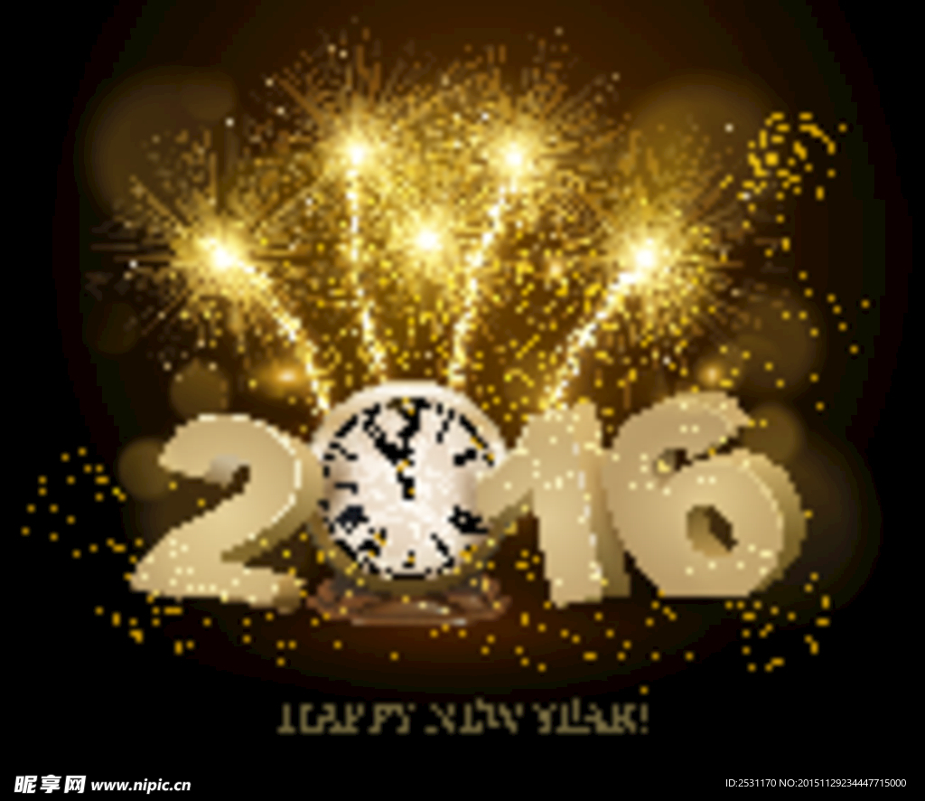 2016新年背景
