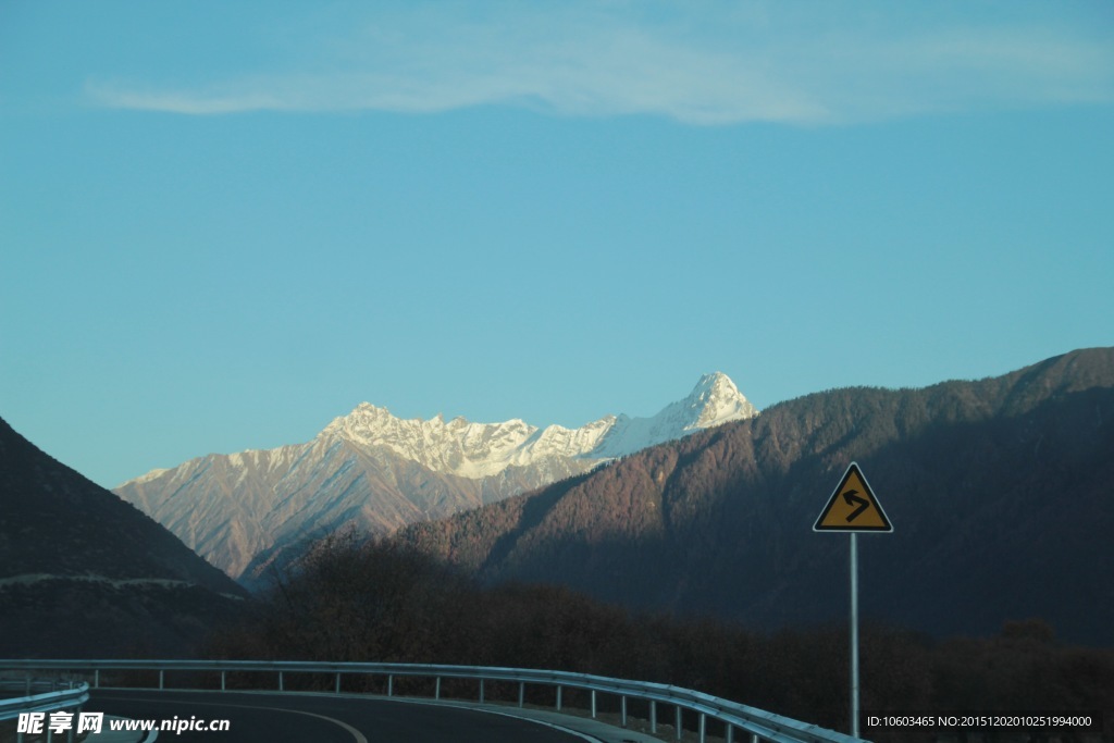 高原风光 交通山水