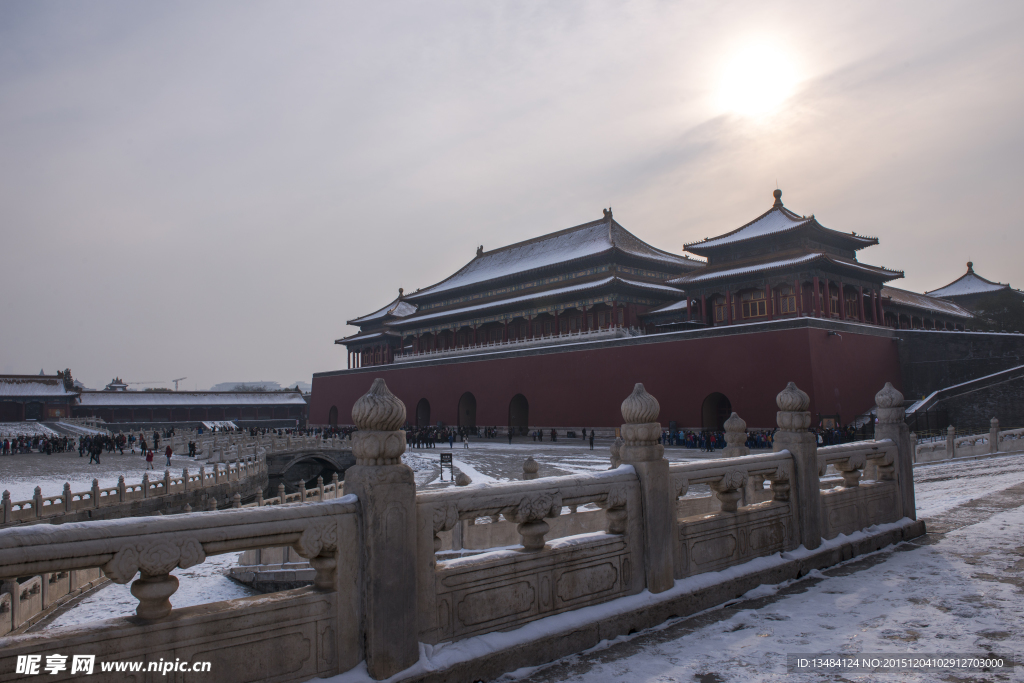 雪色故宫