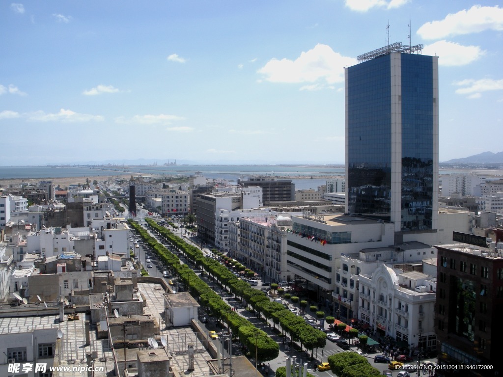 城市 建筑 风光 远眺