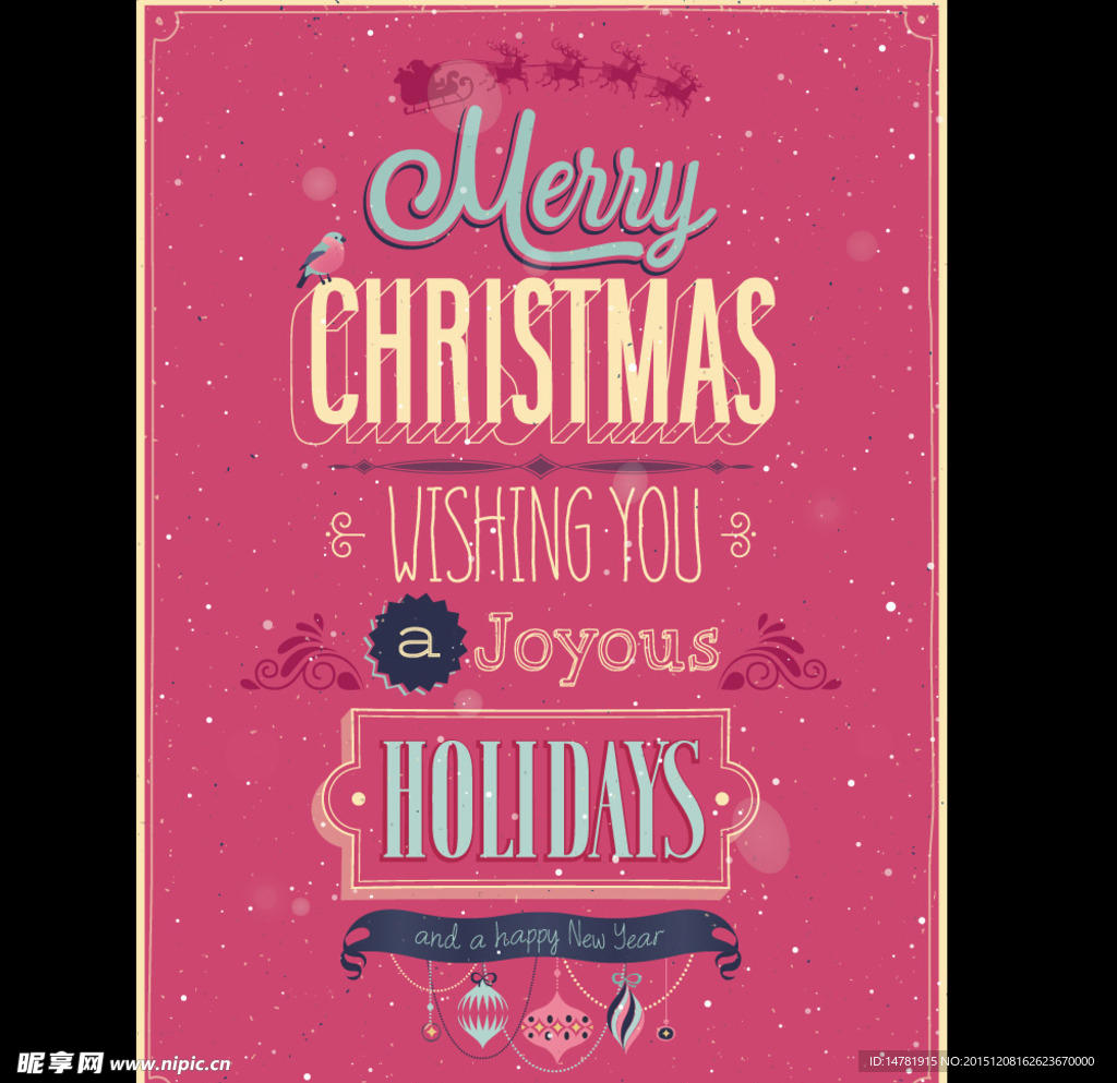 圣诞节贺卡背景