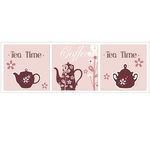 矢量无框画（茶壶 水壶)图片