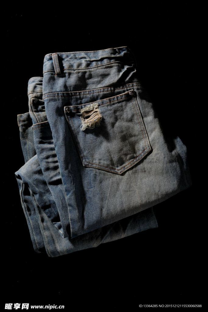 牛仔裤广告摄影
