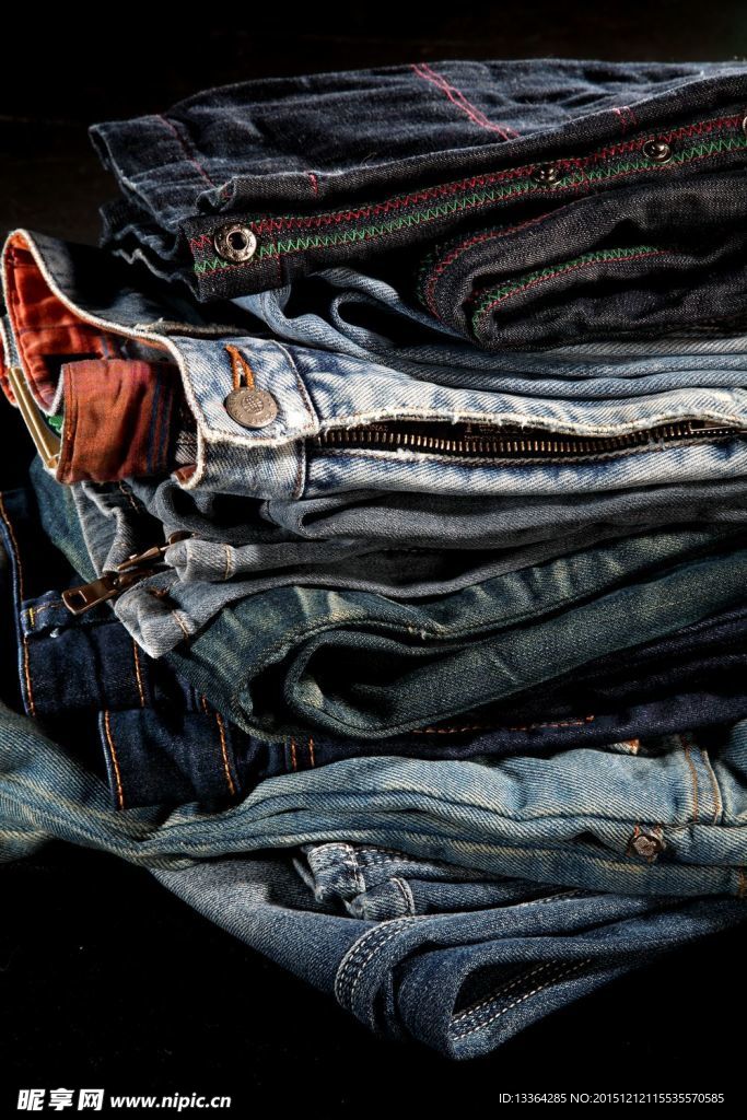 牛仔裤广告摄影