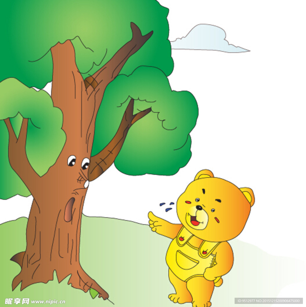 小熊和大树