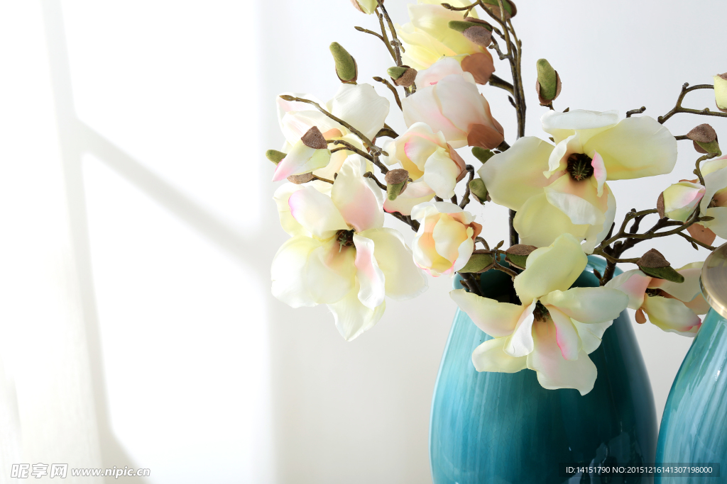 仿真玉兰花 装饰