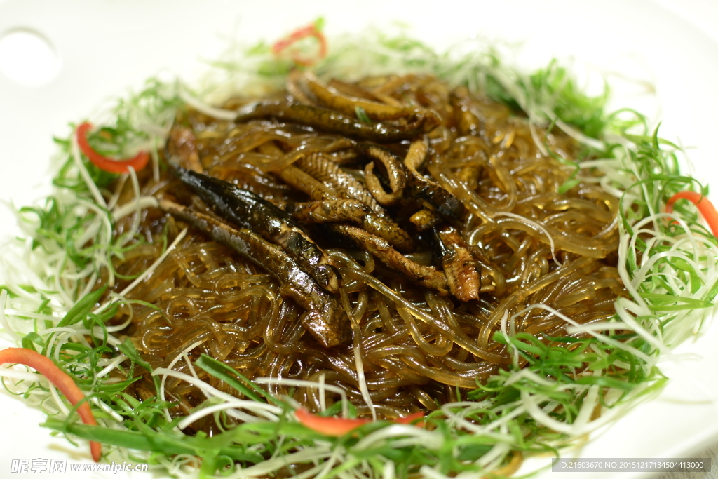 鳝丝炒粉丝