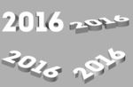 2016立体字素材