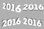 2016立体字素材