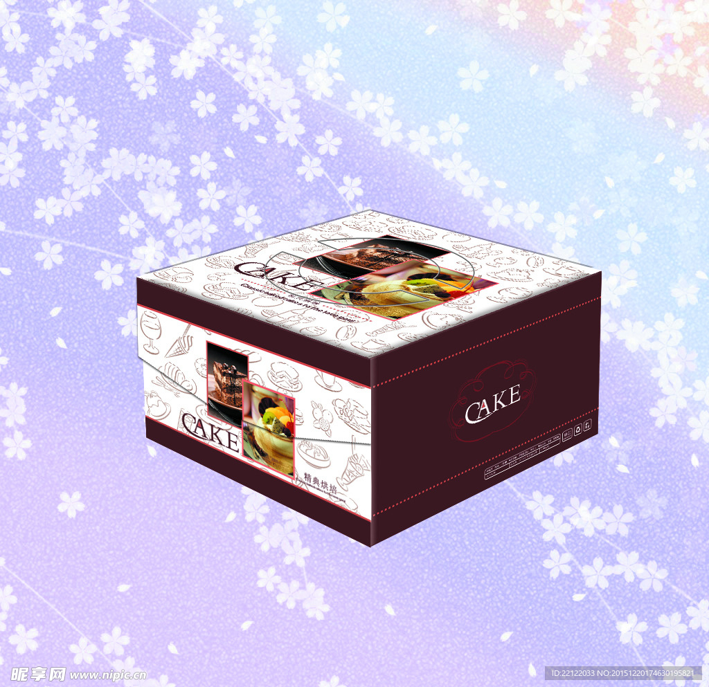 经典烘培 展开图