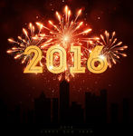 2016 华丽烟花海报