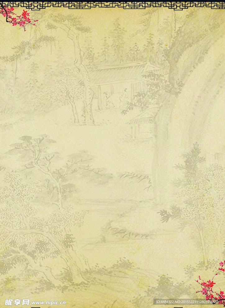 菜谱 中国风 古典元素