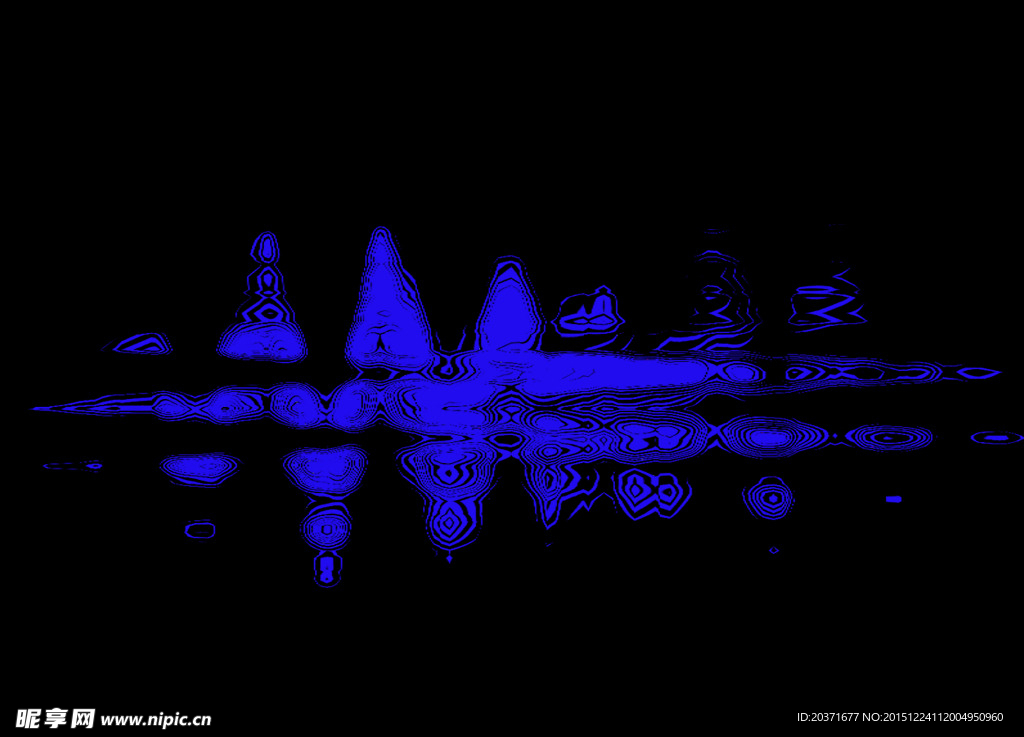 山形水纹艺术设计