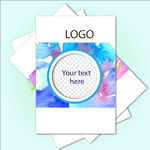 水彩矢量画册封面