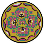 圆盘民族花纹