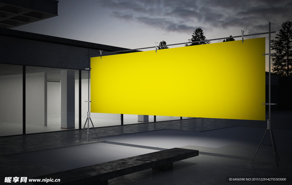 简欧 大型场景 海报 展览