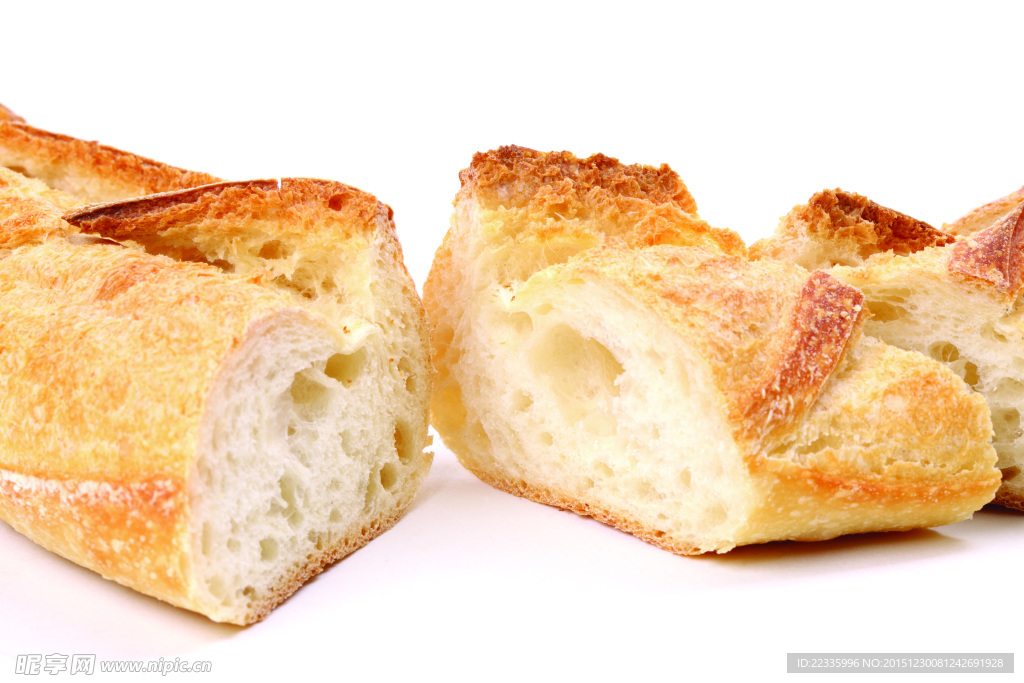 面包切开