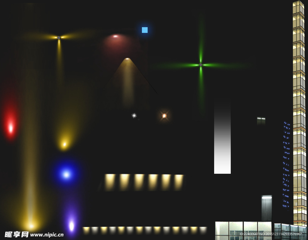 夜景灯光素材