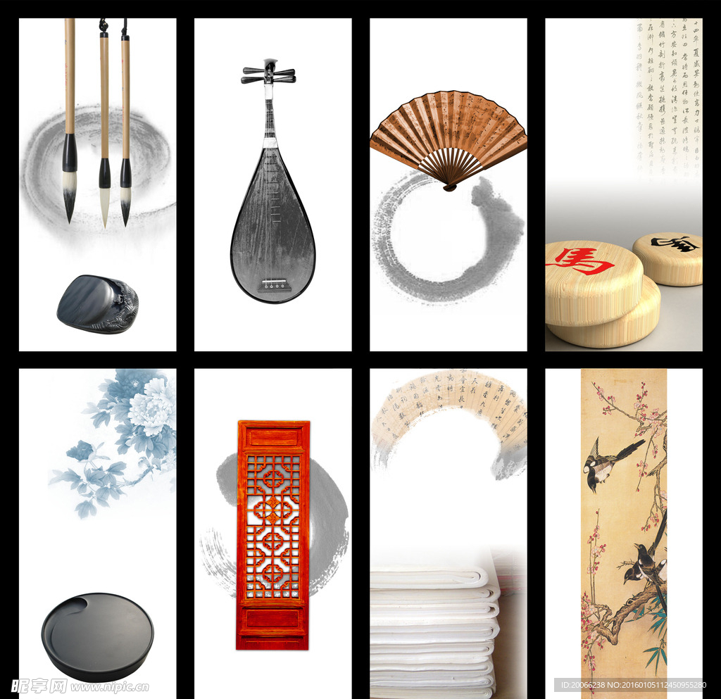 中国风 琴棋书画