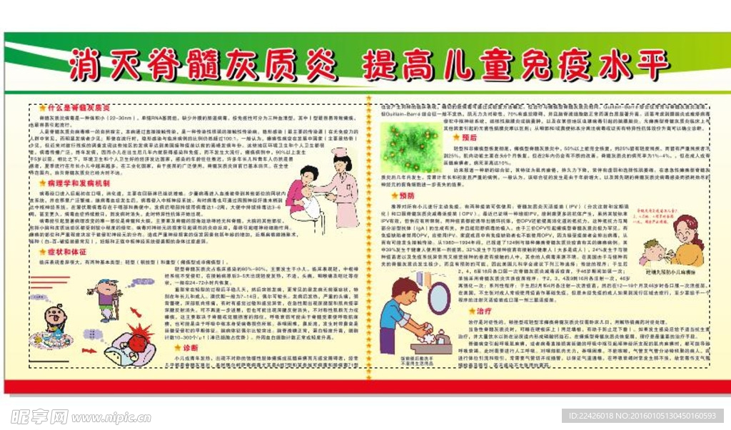 脊髓灰质炎展板