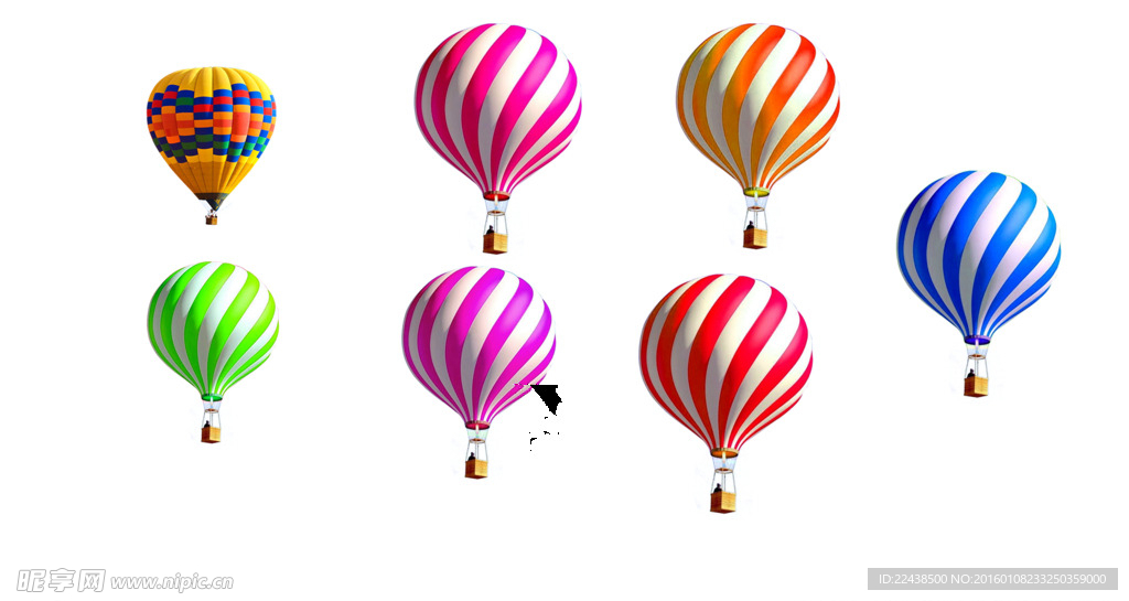热气球素材