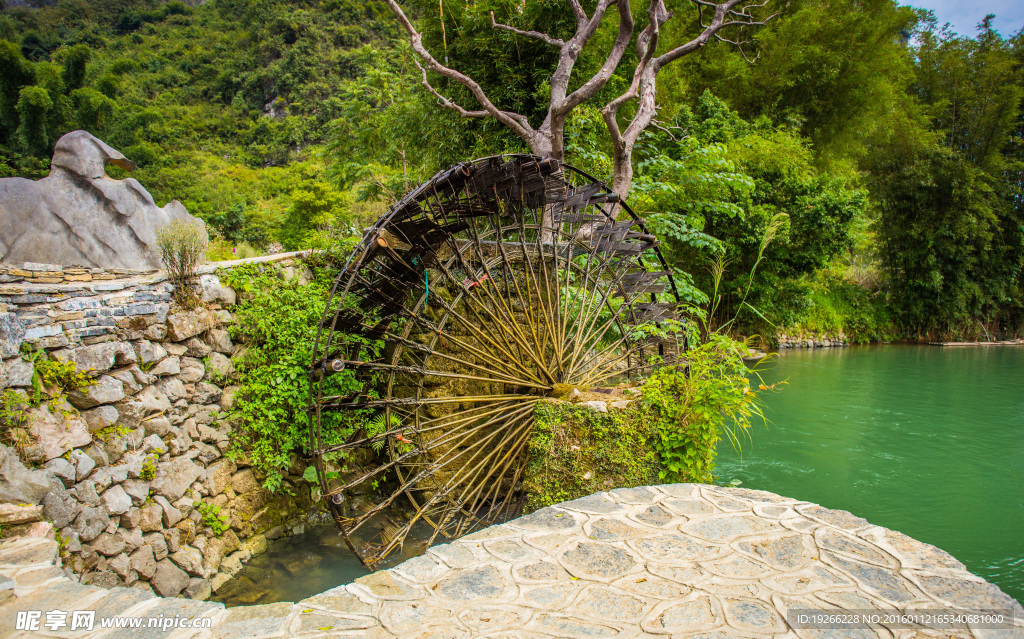 阳朔 桂林 水车