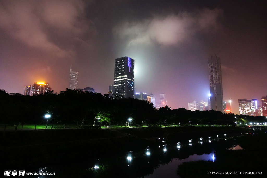 深圳中心公园夜景