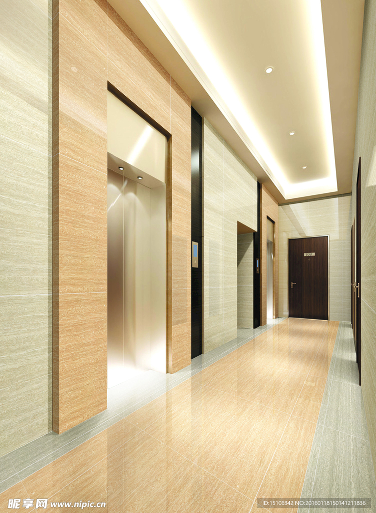 过道合层效果图