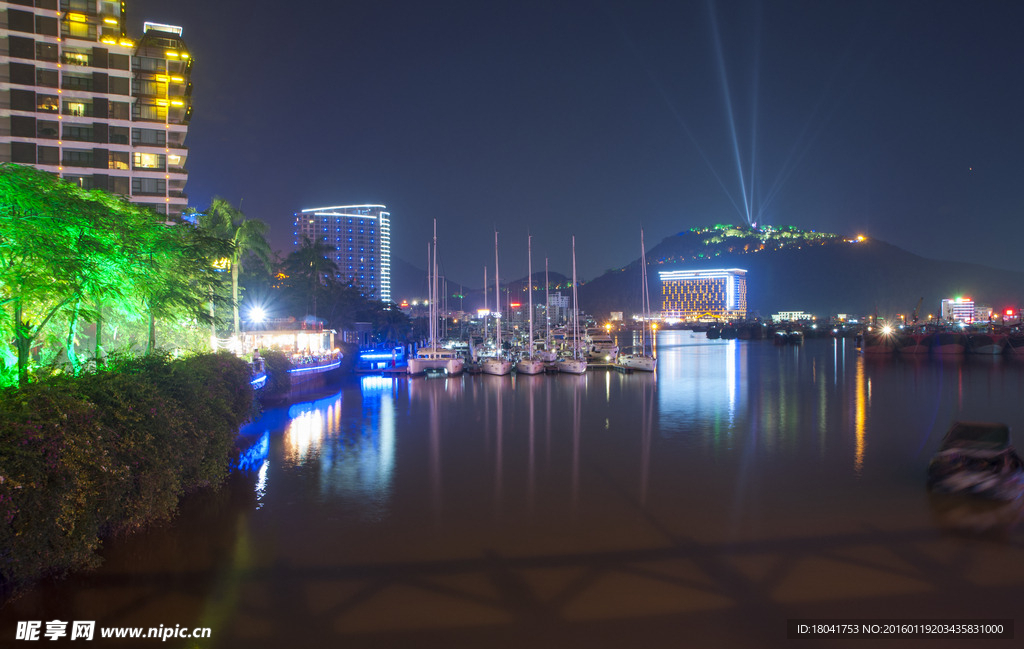 三亚夜景